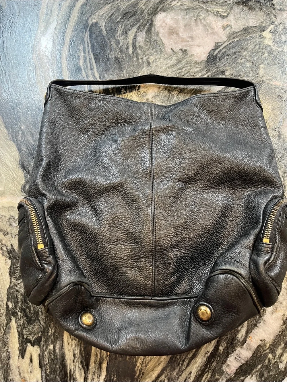 Marc by Marc Jacobs Genuine Leather Faridah hobo shoulder bag